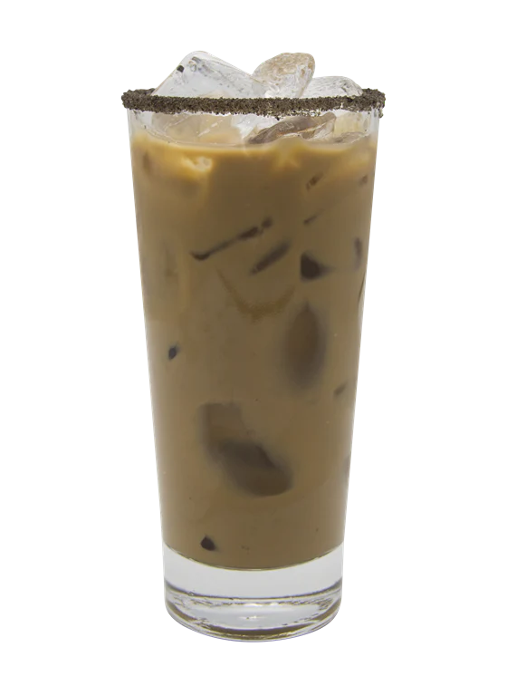 Burnt Buttered Toffee Iced Latte