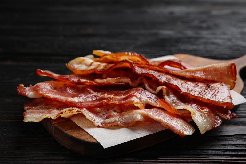 Hot Honey Glazed Bacon