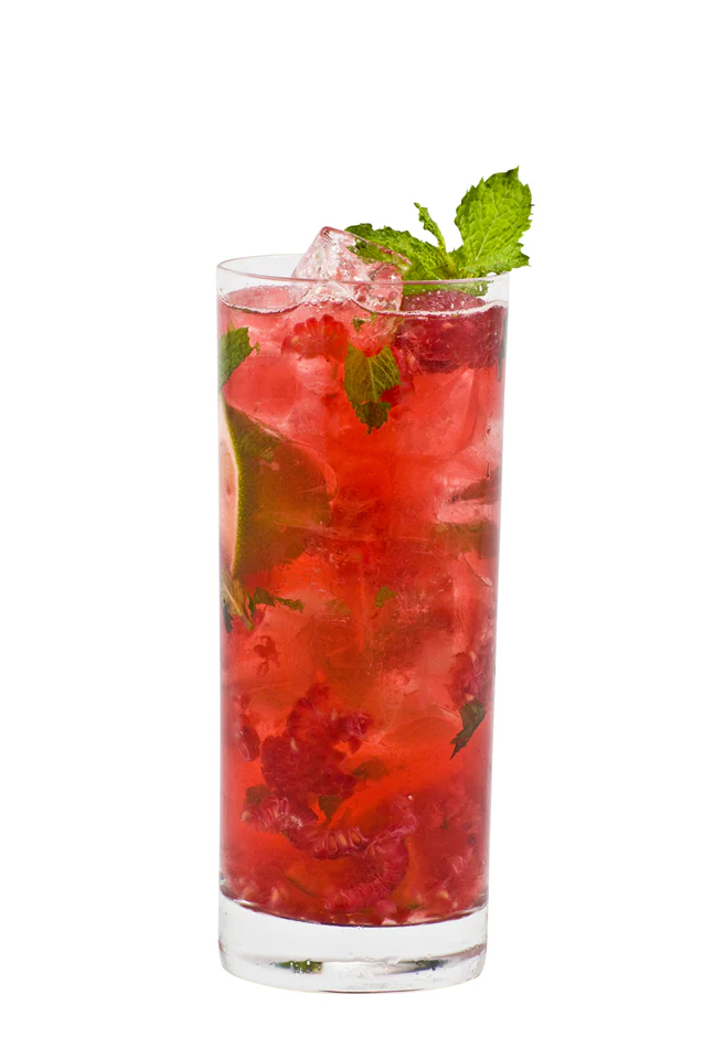 Raspberry Hibiscus Mojito