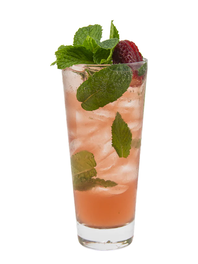 Strawberry Rosé Mojito